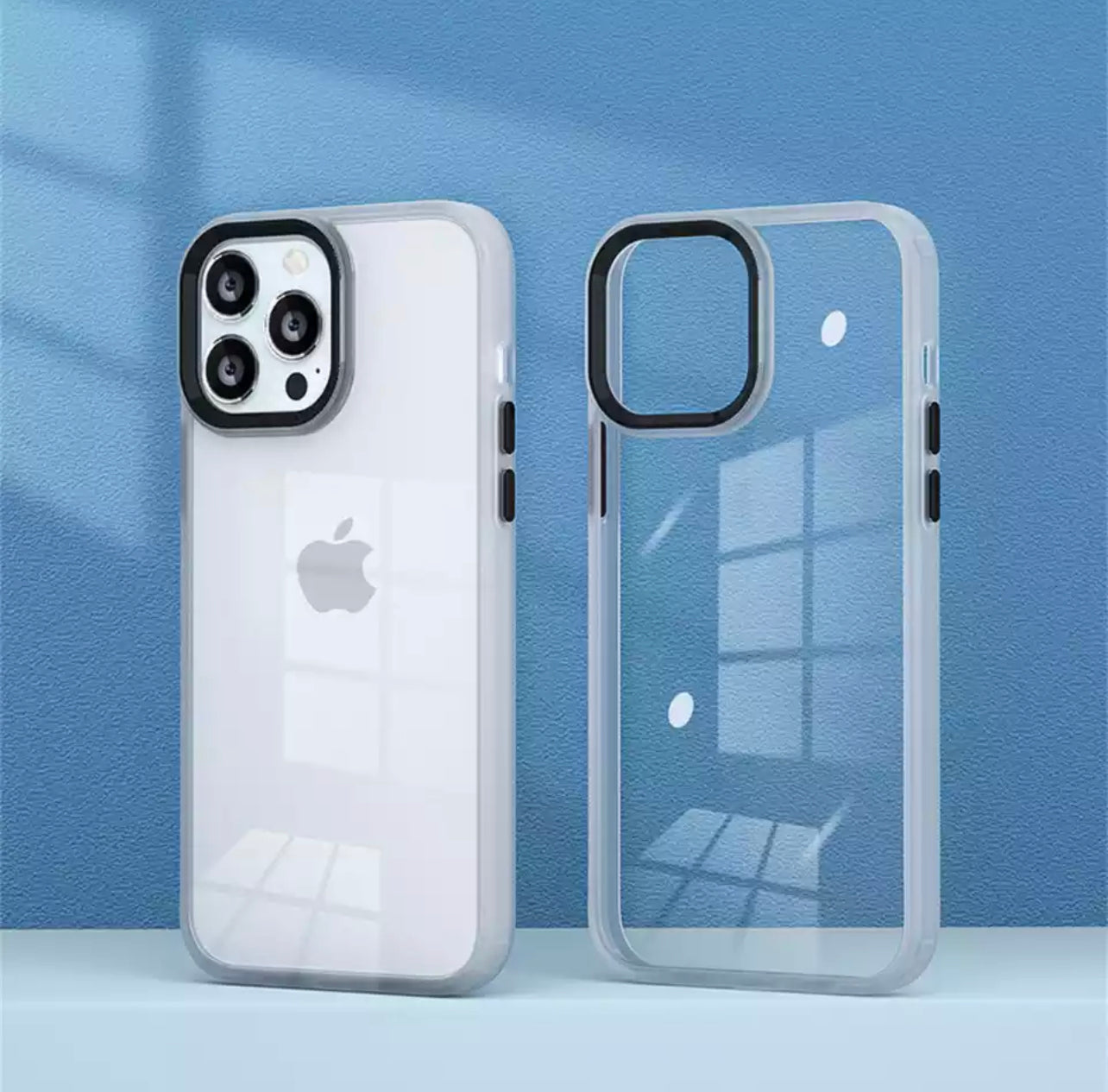 Premium Translucent Clear Hardshell TPU Rubber Borders Phone Case- for Apple iPhone 14 Series - Super Savings Technologies Co.,LTD Premium Translucent Clear Hardshell TPU Rubber Borders Phone Case- for Apple iPhone 14 Series - Super Savings Technologies Co.,LTD